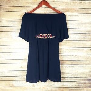 Olive tree strapless dress